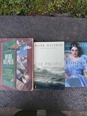 Mark Helprin  Set — Memoir from Antproof Case, The Pacific & Ellis Island